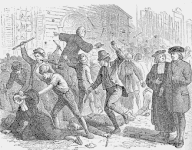Image Credit: 1800's Religious Riot, artist unknown.