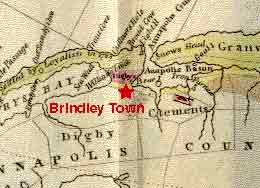 Map showing Digby and Brindley Town
