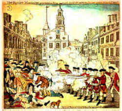 Paul Revere's Boston Massacre.