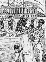 Image of a slave Auction early 1800's