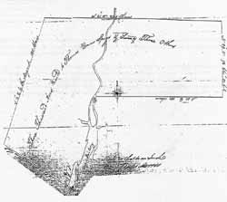Survey of Brownspriggs grant showing an overview of the land originally granted tto the Black Loyaists in Tracadie.